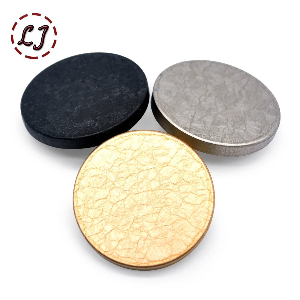 Bottoni Decorativi Rotondi In Metallo 10 Pezzi for Abbigliamento Suite Indumento Argento Dorato Cucito Fai Da