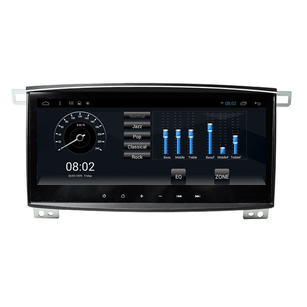 NAVITOPIA 2G ram 32G rom Восьмиядерный Android 8,1 Автомобильный gps навигатор для Toyota Land Cruiser 100 LC100 LC 100 GX