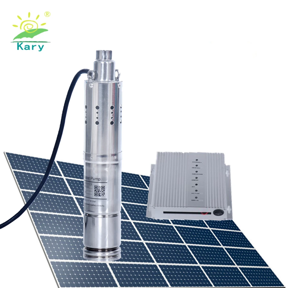

24v dc brushless stainless steel screw solar water pumping machine battery powered pond pumps