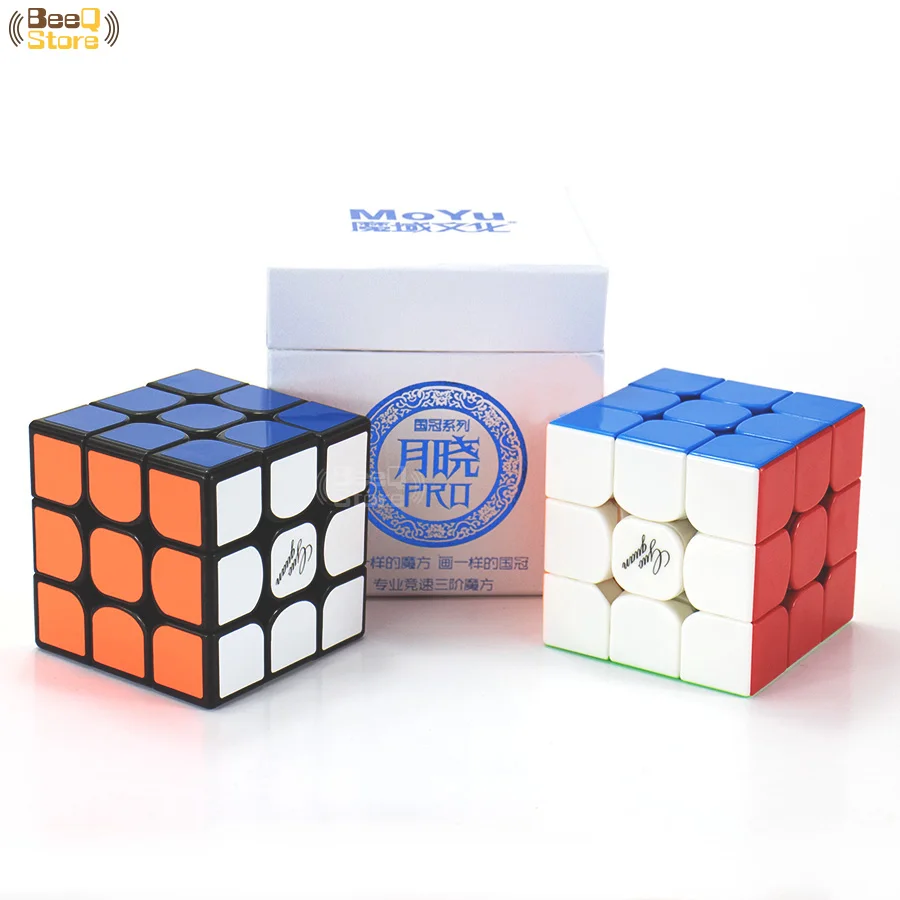 3x3 Guoguan Yuexiao Pro магический куб головоломка Magico Cubo Professional соревнования Развивающие