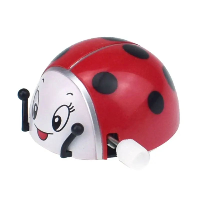 Spring Ladybird Wind Up Somersault Rotation Kids Children Gifts Funny Play Insect Toy Clockwork Interactive wind up toy