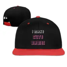 Я ставлю милых детей регулируемая детская хип-хоп бейсболка Snapback Hat мальчик девочка красный