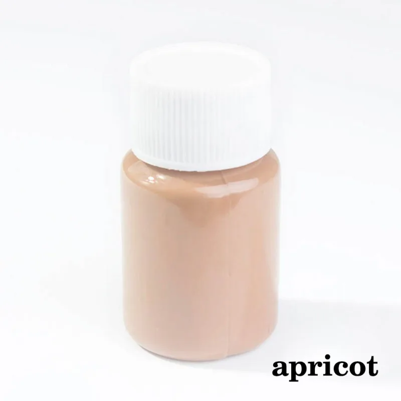 Apricot 20 мл кожаный Ремонтный комплект ремонт царапин на сиденье в машину на диван Пальто Отверстия царапины трещины жидкая кожа винил Ремонтный комплект diy - Цвет: Apricot