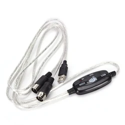 Convertisseur de câble USB MIDI pour clavier de musique, 16 canaux d'entrée sortie, en stock 