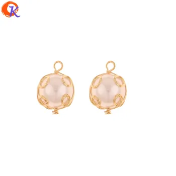

Cordial Design 30Pcs 12*18MM Jewelry Accessories/Hand Made/Genuine Gold Plating/Imitation Pearl/DIY Connectors/Earring Findings