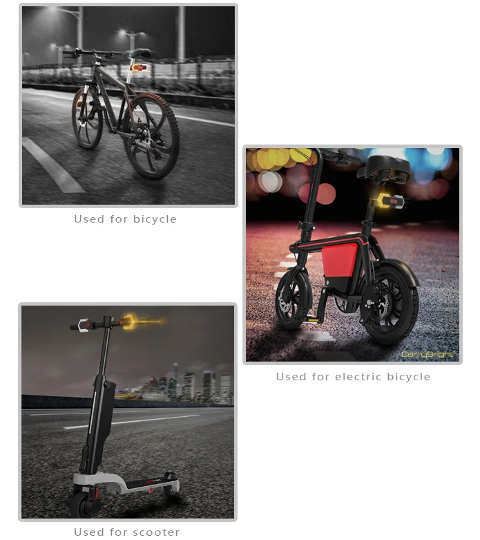 remote control bicycle turn light