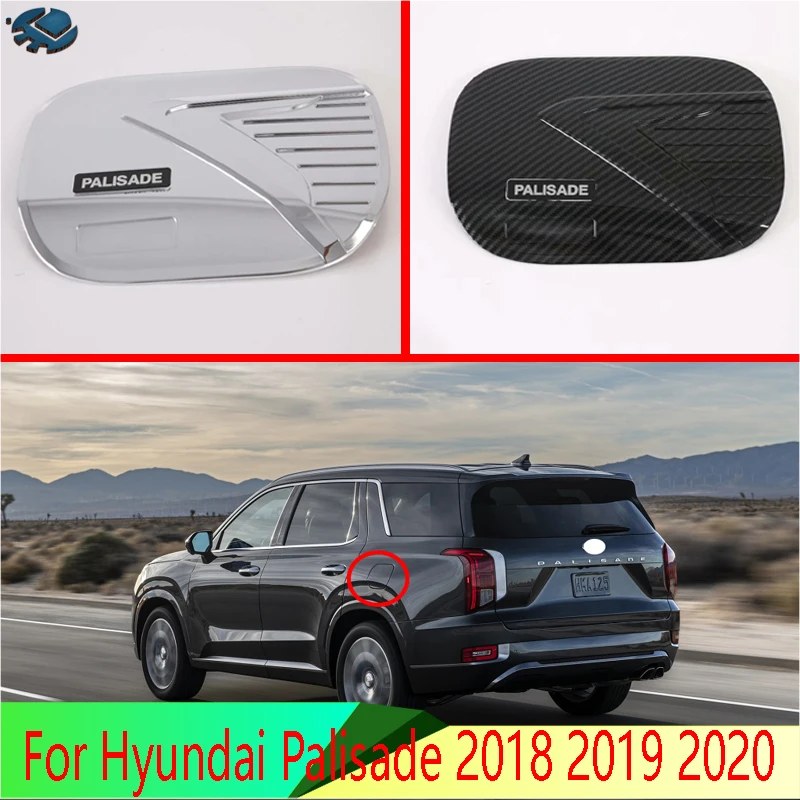 Для hyundai Palisade 2018 2019 2020 автомобильные аксессуары ABS хромированная крышка