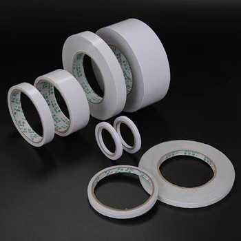 

Hot Sale White Double-sided Tape Paper Strong Ultra-thin High-adhesive Cotton Double-sided Tape Festival Party Decoration Tools