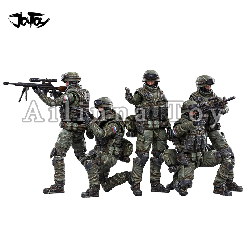 Экшн-фигурка JOYTOY 1/18 3 75 (5 шт./компл.) Коллекционная военно-морская пехота из России