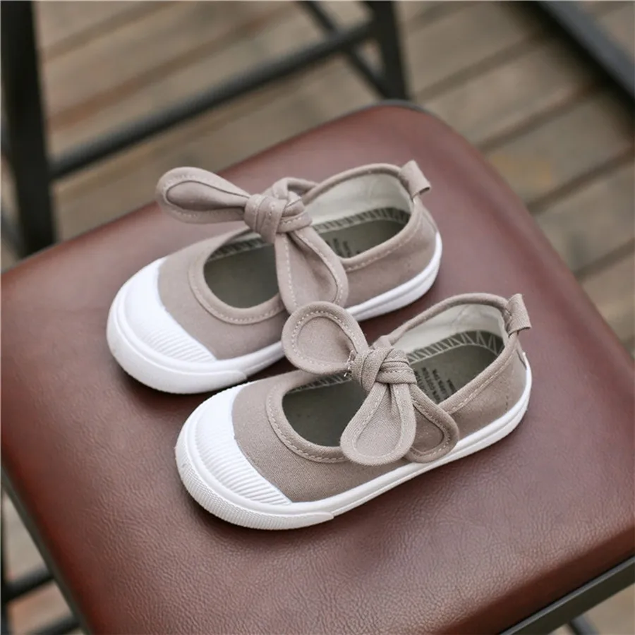 2019 kids baby girl  sneakers cute bow single princess casual shoes Outdoor sports shoes tennis soccer kids sneakers girls 35A14 (2)