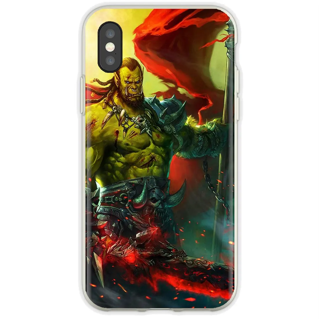 Thrall wow World of Warcraft художественный постер мягкий чехол для Samsung Galaxy A10 A30 A40 A50 A60 A70 S6