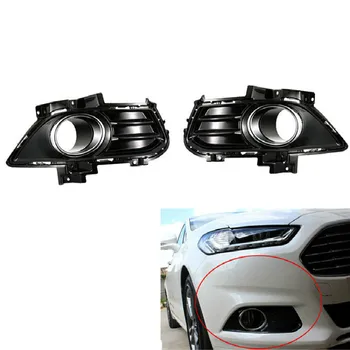

Front Bumper Fog Lamp Box under Grille Fog Lamp Grille Electroplated Fog Lamp Cover Suitable For Ford Mondeo 13-16