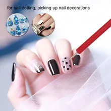 5 шт набор кистей для ногтей, силиконовые ручки для раскрашивания ногтей, кисти для рисования УФ-гелем, ручки для рисования, двухсторонние ручки для ногтей