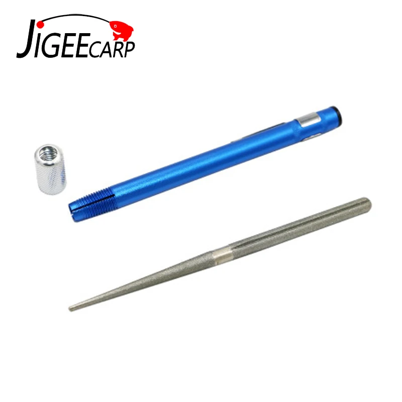JIGEECARP1pc мини рыболовный крючок отточить рыболовный крючок бриллиант ручка-образный заточка Карп Рыбалка заточка камень инструмент и снасти аксессуар