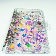 Yiwi, новинка, A5, A6, ПВХ, креативный лазерный переплет, свободный блокнот, дневник, вкладыш, записная книжка, планировщик, офисные принадлежности