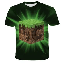 

New Shooting Game T-shirts Casual Comfortable Top 4-14 Years Old Boys and Girls Video Game T-shirt Children 3D Cartoon Clothes