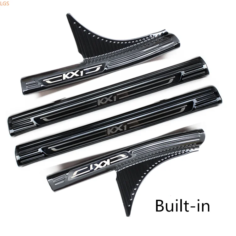 

For Kia KX1 2018-2019 stainless steel Threshold guard Trunk threshold guard Anti-scratch protection car accessories