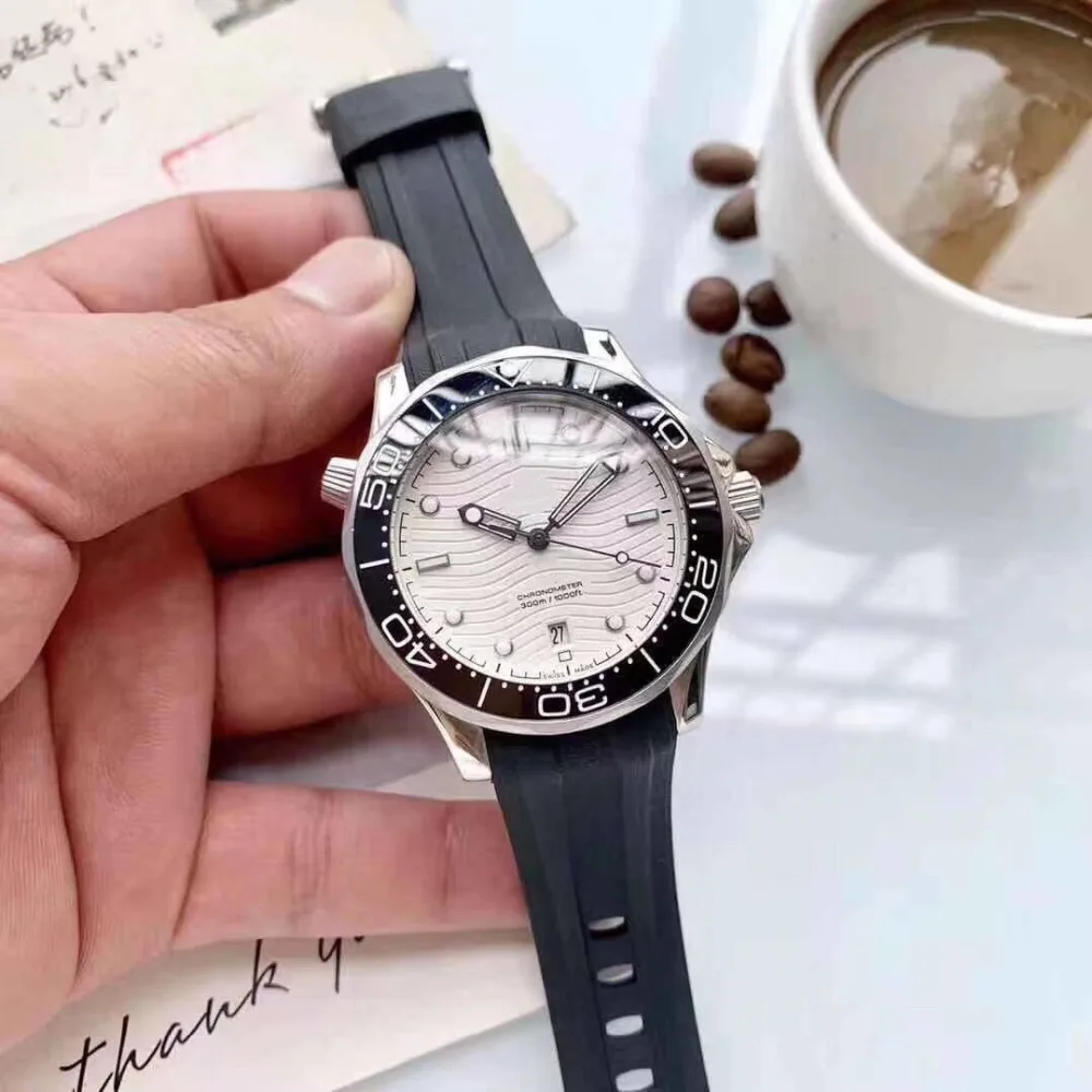 Новое поступление брендовые механические мужские часы высшего качества Sea Master спортивные автоматические часы мужские роскошные деловые мужские наручные часы Montre