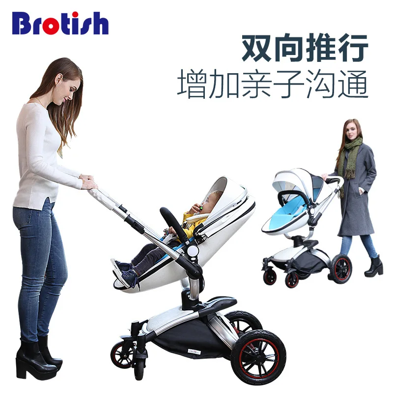  Baby stroller can sit reclining ultra light portable folding shock absorbers children push simple b