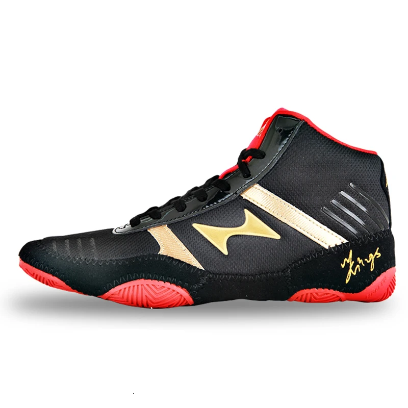 [TB10]Boxing shoes professional wrestling shoes men's Sanda female adult fighting fight boots children trainin