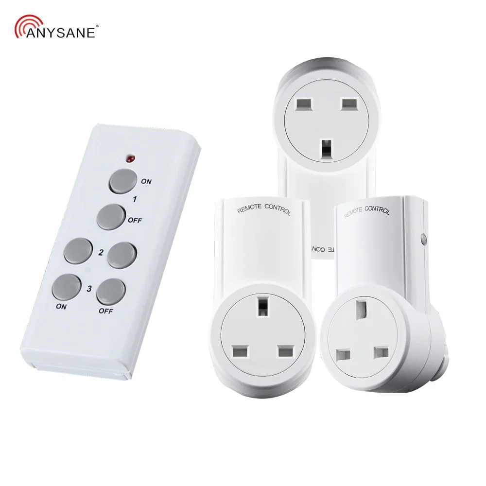 Universal Remote Control Socket Plug Rf 433mhz 433.92mhz Power Outlet