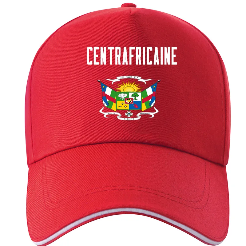 

CENTRAL AFRICAN male hat free custom name number caf nation flag centrafricaine french print photo baseball cap