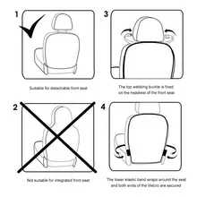 Детский автомобильный защитный чехол на заднюю часть сиденья, пластиковый детский коврик, грязеотталкивающий автомобильный коврик для сиденья, Противоскользящий коврик, аксессуары для коляски