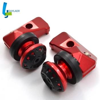 

Rear Axle Spindle Chain Adjuster Blocks Spool Sliders for Yamaha YZF R3 2015-2018 R25 2013-2018 MT03 MT25 2015-2016