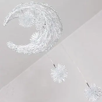 

LED Pendant Light Modern Moon Star Shape ChandelierLamp Chandelier Ceiling Creative Decoration Warm Color