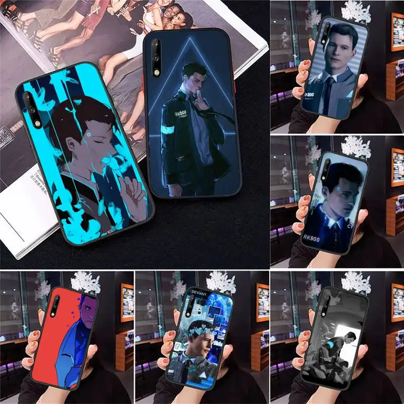 Чехол для телефона с рисунком из Детройта: стать человеком RK800 Коннор Huawei mate 9 10 20