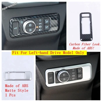 

Lapetus Headlight Head Lamps Lights Switches Buttons Panel Cover Trim Fit For Ford Escape / Kuga 2020 Accessories Interior