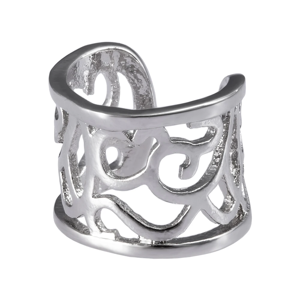 silver 1 шт. медные серьги клипсы манжеты для ушей женские Клипсы Серьги манжеты для ушей манекен пирсинг клипсы для ушей без проколов ювелирные изделия - Окраска металла: silver
