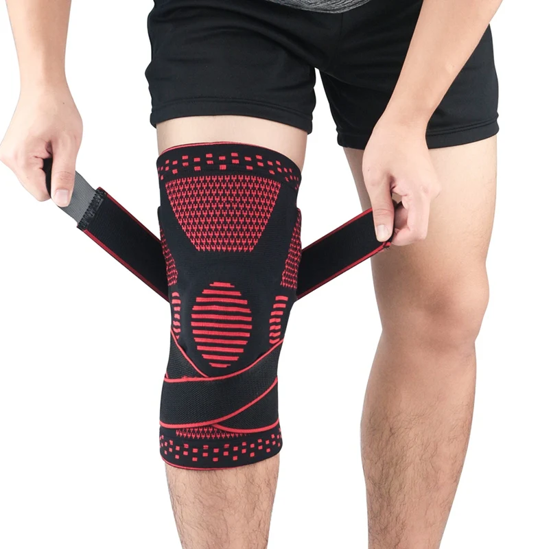1 pcs Knee Pad Sleeve Thermal Compression Leg Support Bandage Protector For Outdoor Weight Lifting Basketball Running Jogging Y