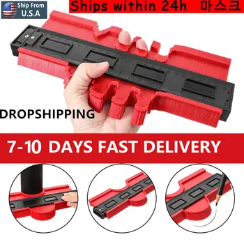 

12/14/25 / 50cm contour calibrator plastic profile copy contour meter standard wood marking tool laminated tiles