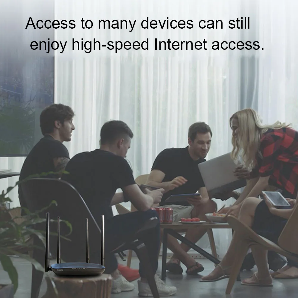 Tenda AC5 AC1200 маршрутизатор 5dBi антенны Wifi ретранслятор 2,4 ГГц 5 ГГц Двухдиапазонные роутеры приложение управление Wifi с английским интерфейсом