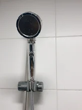 Shower-Head Stop-Button Rotating Water-Pressure Adjustable Degrees 360 with 3-Mode