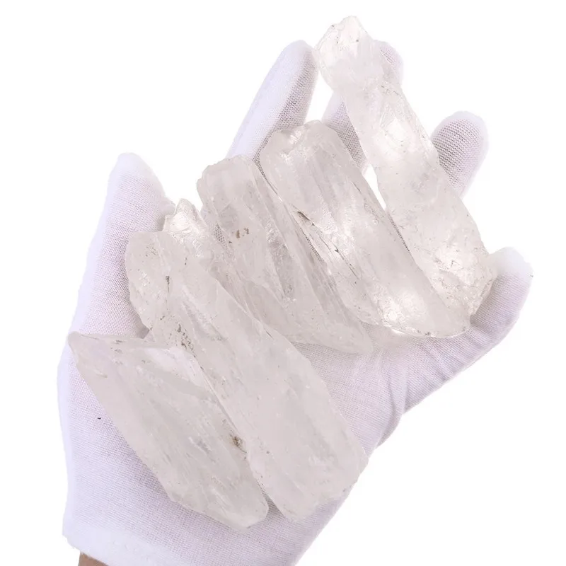 Natural Crystal Stone DIY Crocodile Backbone Crystal Irregular Reiki Crystal Jewelry Raw Materials Crystal Ore For Necklace
