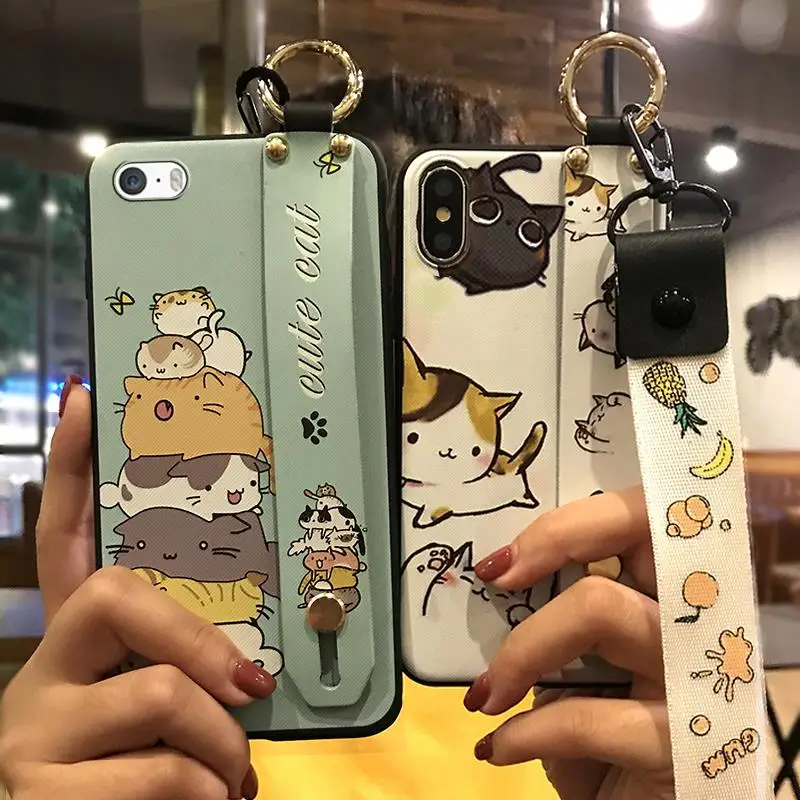 Пылезащитный силиконовый ремешок на запястье Чехол для телефона iphone5 / 5S SE с