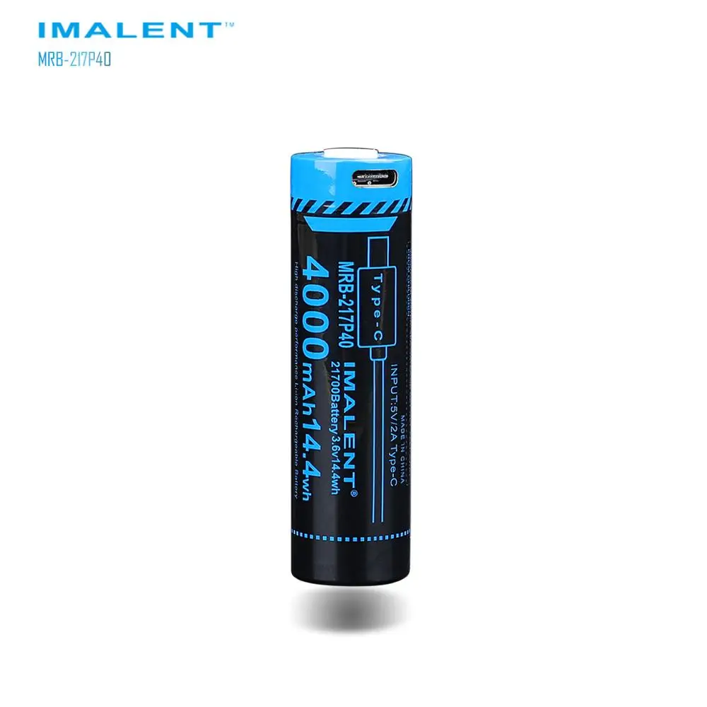 

IMALENT Original 21700 4000mAH Li-ion Battery Rechargeable High Quality Flashlight Accessories Suitable for MS03