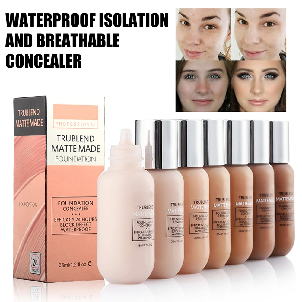 

Waterproof Liquid Foundation Breathable Moisturizing Concealer Cross-Bo Cream Foundation SSwell