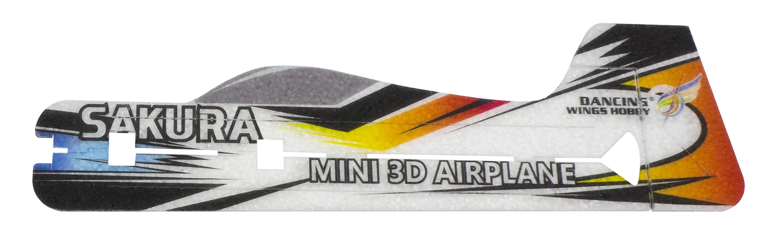 Радиоуправляемый самолет 3D самолет микро мини-пена EPP PP F3P лайтсет набор модель хобби игрушки Сакура игрушки на пульте дистанционного управления