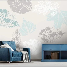 Скандинавские креативные Золотые листья маленькие свежие обои papel де parede, гостиная диван ТВ стены спальни обои для стен 3d