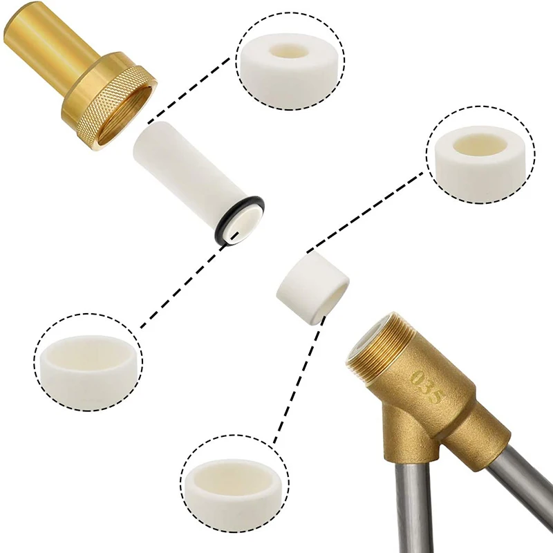 Pressure Washer Sandblasting Kit, Wet Sandblaster Attachment, 5000 PSI, 1/4 Inch Quick Disconnect 1Set
