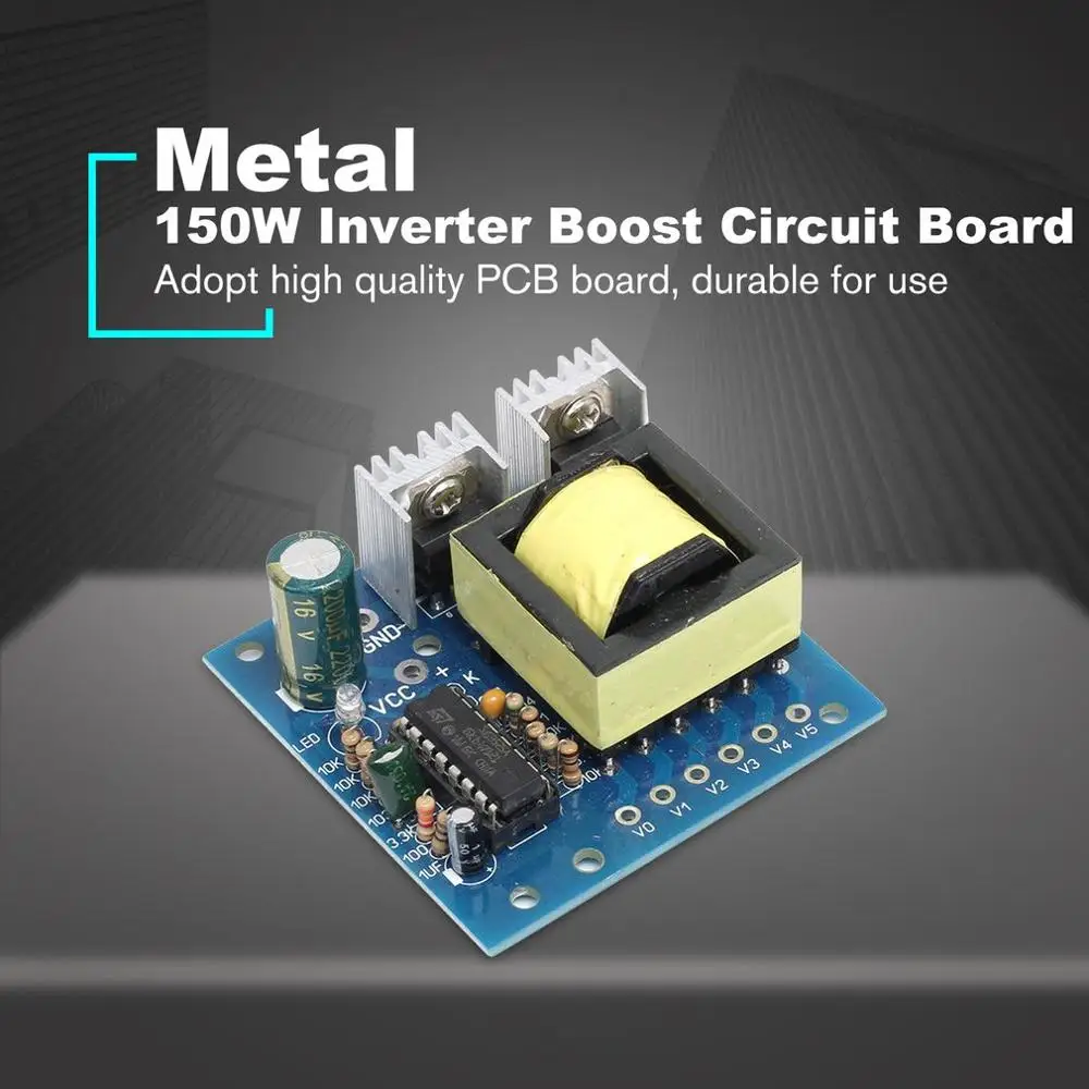 150 Вт усилитель инвертор для платы модуль повышающий трансформатор DC 12 В к AC 220 В мощность Инвертор зарядное устройство конвертер повышающая плата