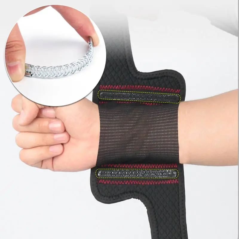 Adjustable Sport Wristband Breathable Wrist Suppor Warps Bandage Basketball Weightlifting Gym Workout Wrist Protective Gear 2Pcs
