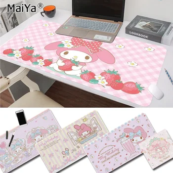 

Maiya New Designs pink my melody Rubber Mouse Durable Desktop Mousepad Rubber PC Computer Gaming mousepad