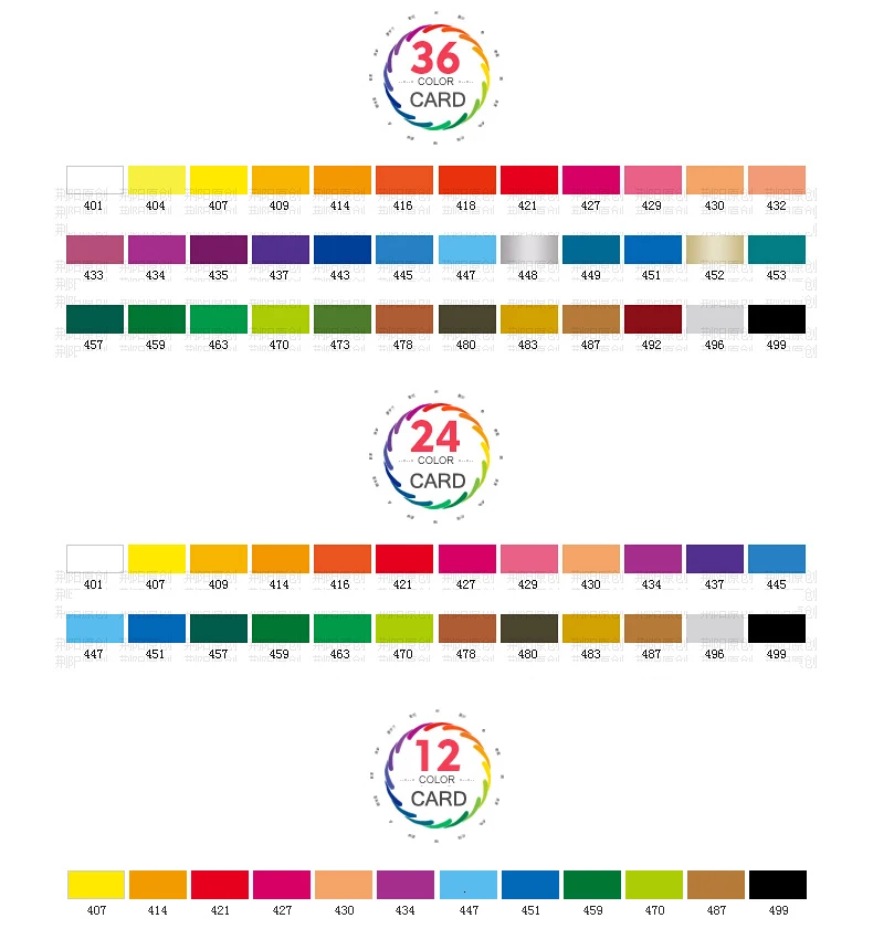 12, 24, 36, 48, 60, 72 цвета/набор, водорастворимый цветной карандаш для рисования, акварельные ручки, принадлежности для рисования