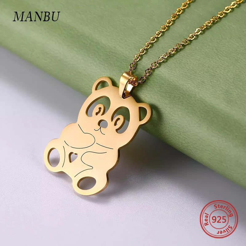 

Personalized necklace 925 sterling silver customized Model sculpting pendant necklaces for women fashion jewelry gift wholesale