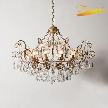 

Nordic Light Luxury Floral Pendant Lights Modern Crystal LED Pendant Lamp Lighting for LOFT Hotel Dining Room Living Room Lamps