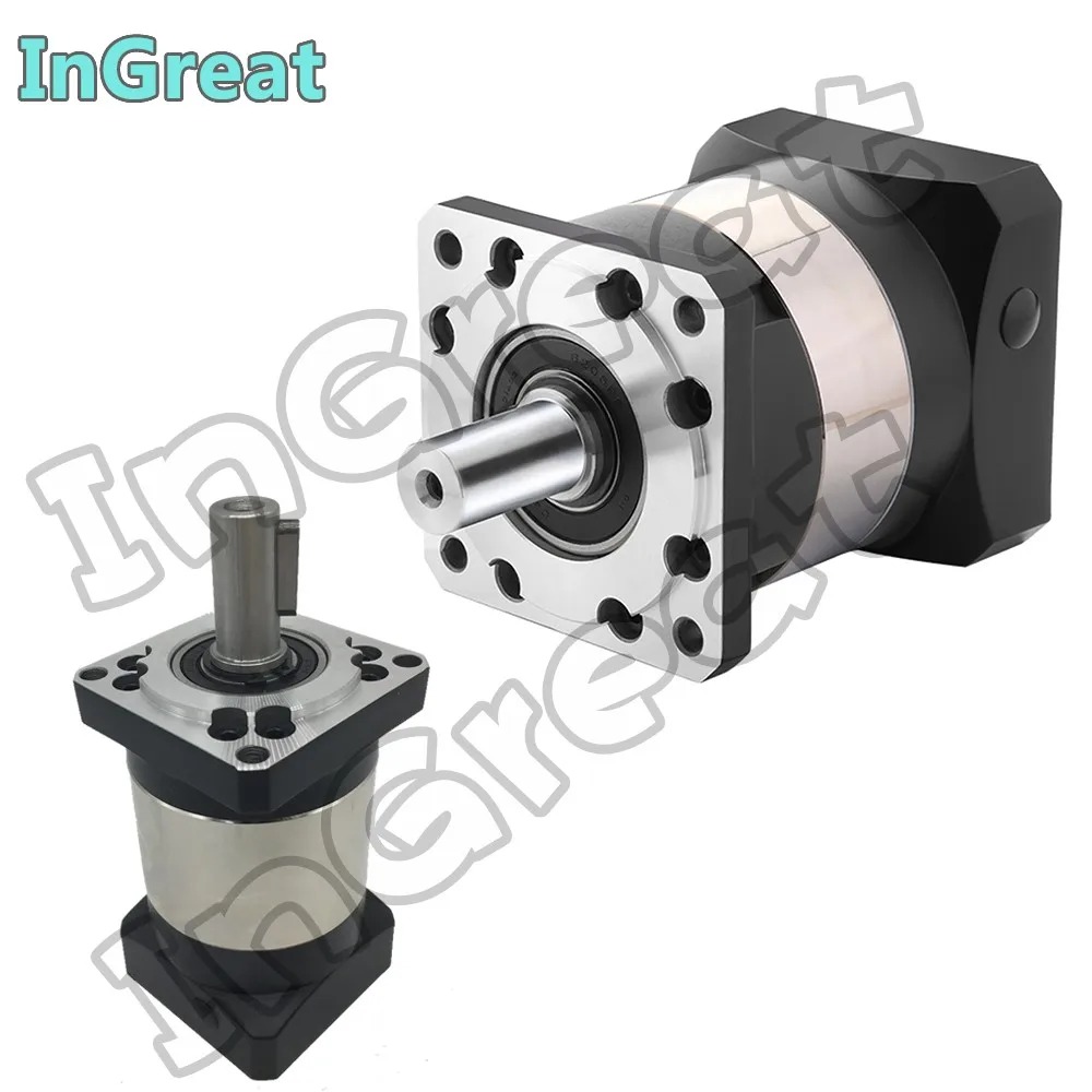 Hohe Präzision Planeten Minderer 10 :1 NEMA23 57mm 7 Arcmin Backlash Ruhe Getriebe Minderer für Closed Loop Schrittmotor Hohe Präzision Planeten Minderer 10 :1 NEMA23 57mm 7 Arcmin Backlash Ruhe Getriebe Minderer für Closed Loop Schrittmotor